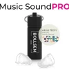 BOLLSEN Music SoundPRO Earplugs With AR KI Tech Measuring for Music - Music, Festivals, DJs, Clubs, Band Members, Orchestra, Bartenders, Security Staff